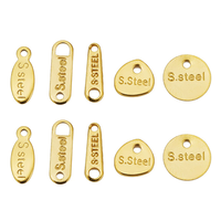 Chaîne d'extension en acier inoxydable avec breloques pour colliers, idéale pour la fabrication de bijoux DIY et les accessoires d'artisanat