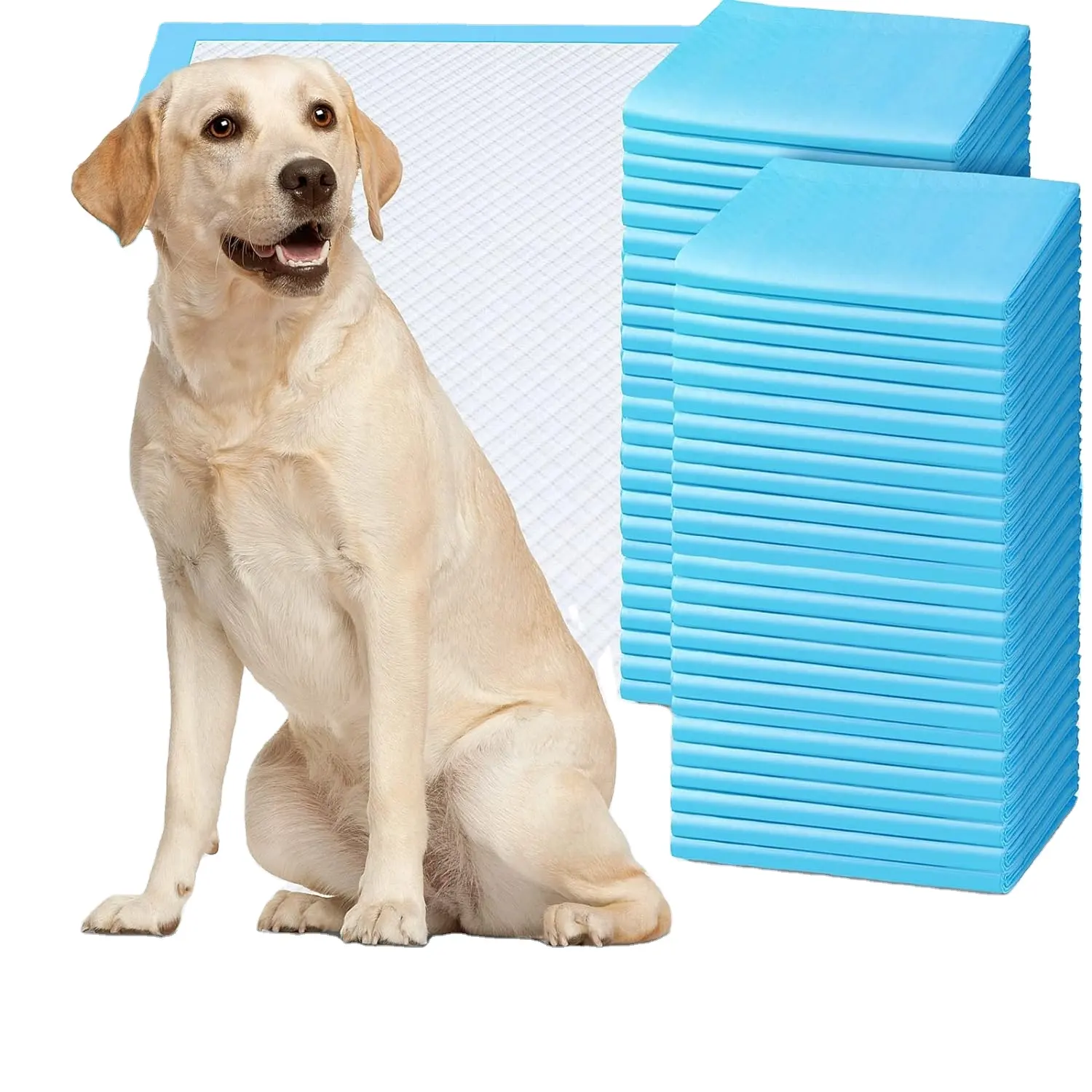 60*60Cm Oem/Od Mindoor Super Absorberend En Lekvrij Huisdier Toilet Trainingspads Voor Puppy Hond Huisdier Training Pads
