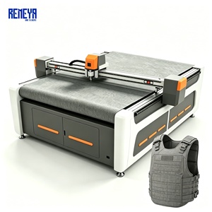 เครื่องตัดผ้าแบบสั่น REMEYA Pro สำหรับตัดวัสดุหลายชั้น เช่น ไนลอน อารามิด ยูดี โฟม EVA พร้อมระบบตัดปรับความลึกและแรงตัดได้ - Product Image 1