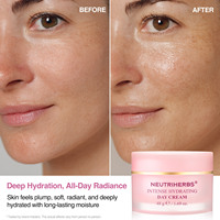 Produits de soin du visage hydratants en profondeur au panthénol et à la centella asiatica, Neutriherbs OEM ODM, crème de jour hydratante naturelle