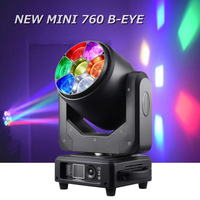 Mini Lyre Bee Eye à Effet Pixel 760 LED Wash Zoom 7x60, Projecteur Mobile pour Scène, Événements et Équipement de Décoration