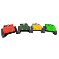 Chine Longjie 196cc Robot Tondeuse à Gazon 4 Temps Conception Autopropulsé Gasolina Controle Remoto Crawler Tondeuses à Gazon et Jardin