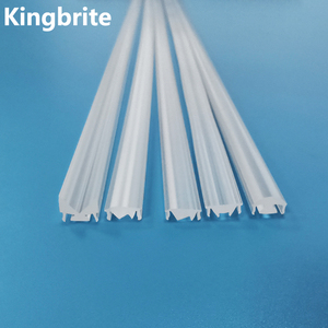 Nouvelle lentille linéaire extrudée en PMMA de 12,4 mm de largeur, angle large de 145 degrés, pour éclairage commercial, longueur personnalisée avec profil en aluminium - Product Image 1