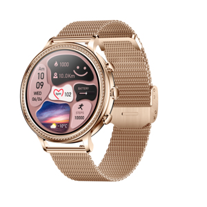 <span class=keywords><strong>Precio</strong></span> directo de fábrica hermosa mujer Smartwatch IP67 impermeable <span class=keywords><strong>HR</strong></span>/BP/SPO2/Sleep Monitor BT Calling <span class=keywords><strong>Fitness</strong></span> <span class=keywords><strong>Tracker</strong></span> Smartwatch - Product Image 1