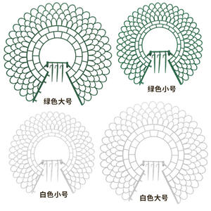 Soporte para Macetas de Fresas, Soporte de Plástico Verde para Plantas en Maceta, Adorno Decorativo - Product Image 4