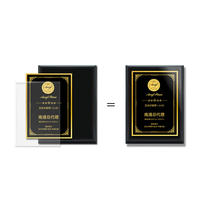 Médailles, plaques et trophées en bois et cristal, personnalisables, pour certificats, autorisations, récompenses et plaques de licence, vente en gros d'usine à prix compétitif