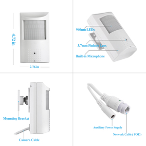 Revodata 3MP PoE PIR <span class=keywords><strong>IP</strong></span> Camera Pinhole ống kính 940nm tầm nhìn ban đêm an ninh mạng camera (IPIR-P-FHW) - Product Image 6