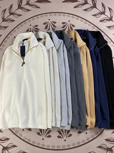 Felpa con Zip Corta TIANCHEN Ralphs per Uomo e <span class=keywords><strong>Donna</strong></span>, Marca di Moda con Ricamo, Comoda Felpa in Cotone per Attività all'Aperto # RL-054 - Product Image 1