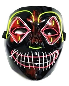 หน้ากากผีหัวกะโหลกแบบเต็มศีรษะหน้ากากแฟนซีปาร์ตี้สยองขวัญฮาโลวีนทำจาก PVC มี6สีพิมพ์ลายระบายอากาศได้ดี - Product Image 4