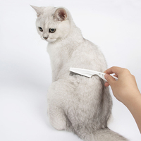 Peigne anti-puces en acier inoxydable pour chien et chat