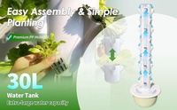 Système de culture hydroponique aéroponique vertical à 11 niveaux pour l'intérieur avec irrigation automatique pour la culture de légumes