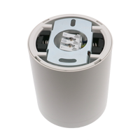 Spot LED COB rond à haute luminosité, montage en surface, nouveau, AC, sans scintillement, 10W, en aluminium, pour couloir