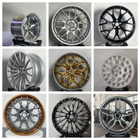 Jantes en alliage forgé de 18 à 22 pouces pour Audi, 5 branches, finition argent, montage personnalisé