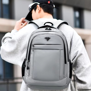 Sac à dos unisexe pour ordinateur portable Oxford - Conception imperméable et respirante, grande capacité 36-57L, sangle à coussin d'air pour l'école et les voyages - Product Image 1