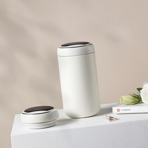 แก้วน้ำเก็บความร้อนสุญญากาศ SUS316 ปราศจากสาร BPA ป้องกันการรั่วซึม ขนาด 300 มล. พร้อมหน้าจอ LED แสดงผล อุณหภูมิ  ผนังสองชั้น เก็บความร้อนได้นาน 10 ชั่วโมง - Product Image 1