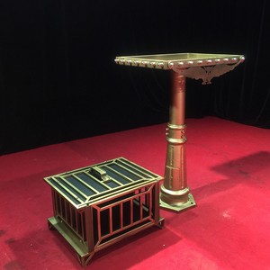 Jaula de Pájaro Antigua para Ilusiones de Escenario, Equipo de Magia para Espectáculos, Accesorios de Magia, Trucos GMG-271, Más Vendido - Product Image 2