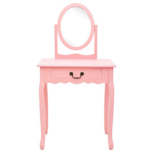 Juego de <span class=keywords><strong>tocador</strong></span> de maquillaje rosa de alta calidad de estilo moderno de nuevo diseño 2023, <span class=keywords><strong>tocador</strong></span> de madera para <span class=keywords><strong>Niñas</strong></span> para dormitorio - Product Image 2