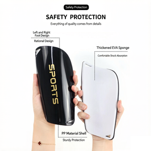 Protection de mollets légère pour le <span class=keywords><strong>sport</strong></span>, fabrication en gros, protège-tibias de football pour garçons et filles - Product Image 4