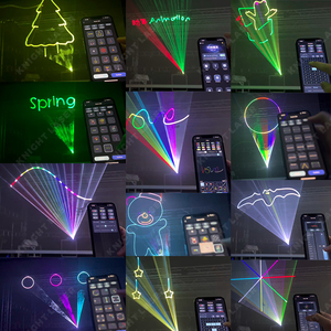 1w 2w 3w 5w 6w 8w 10w 15w profesyonel telefon App kontrol tam renkli 3d animasyon disko sahne Rgb kapalı <span class=keywords><strong>Dj</strong></span> lazer ışıkları gösterisi - Product Image 3