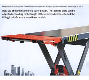 Pont Élévateur à Ciseaux Ultra-Mince 1,2 m Certifié CE Vente Chaude Position Médiane 4000 kg Entraînement Hydraulique Déverrouillage Électrique 4 t - Product Image 6