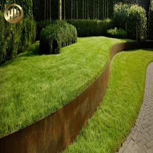 Bordure de séparation de pelouse en acier Corten Bordure de paysage de <span class=keywords><strong>jardin</strong></span> en métal rouillé de 2mm d'épaisseur - Product Image 5