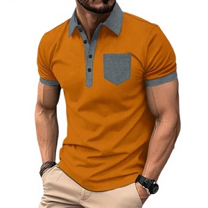 Camisa de Manga Corta para Hombre, Diseño de Parches, Tejido Transpirable Informal, Marca ROLEIN - Product Image 1
