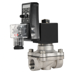 Vanne solénoïde à diaphragme en acier inoxydable 304 COVNA DN25 1 pouce 2 voies 220V CA normalement fermée pour minuterie d'eau - Product Image 3
