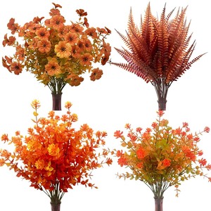 Venta al por mayor <span class=keywords><strong>de</strong></span> hojas artificiales <span class=keywords><strong>de</strong></span> manzana <span class=keywords><strong>de</strong></span> otoño negro hojas <span class=keywords><strong>de</strong></span> eucalipto <span class=keywords><strong>de</strong></span> Halloween FIESTA <span class=keywords><strong>DE</strong></span> Navidad decoración flores hojas - Product Image 1