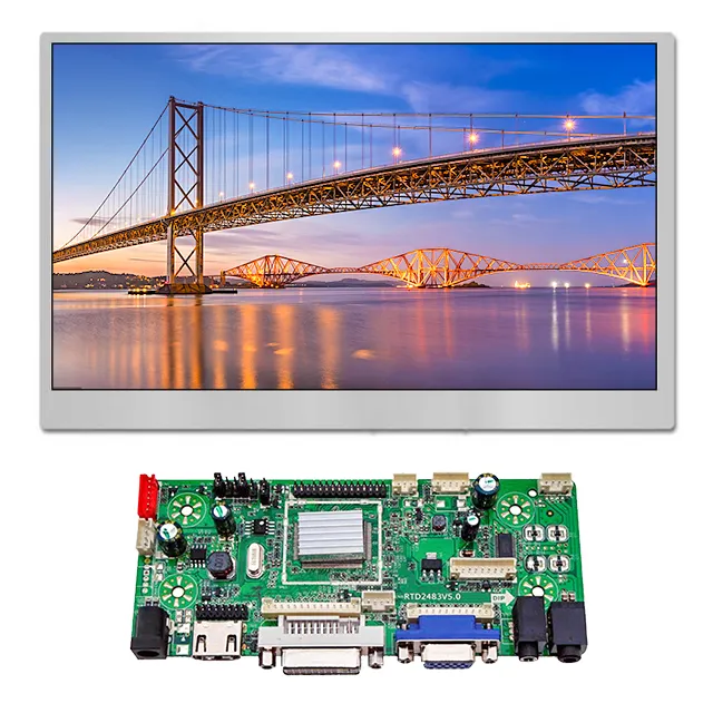 DJ101IA-07A צג מסך lcd lcd תצוגת מסך lcd עם 1280x720 lvds עבור תמונה דיגיטלית נגן Dvd נייד מסגרת תמונה