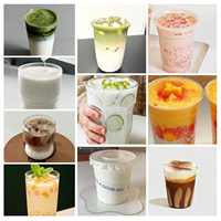 Base de lait végétal spéciale aromatisée au lait de coco faible en gras pour les boissons au bubble tea