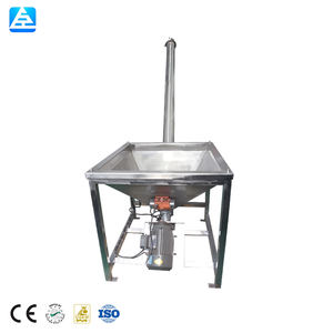 Fábrica preço pó seco semente açúcar espiral alimentador parafuso trado transportador com funil - Product Image 2