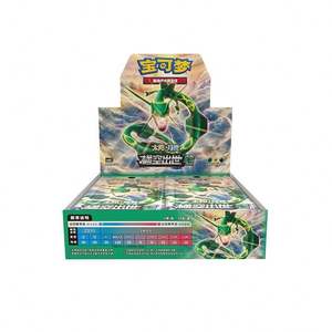 Boîte de Boosters en Papier Cang 1.0 Chinois Simplifié <span class=keywords><strong>Pokémon</strong></span> Sun & Moon Émergence, Jeu de Cartes à Collectionner PTCG, Vente en Gros Originale - Product Image 1