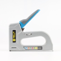 Agrafeuse manuelle en acier robuste 6 en 1 à profondeur réglable pour usage industriel et bricolage