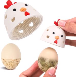 Gran oferta, cepillo de limpieza de huevos de silicona para pollo y pato - Product Image 1