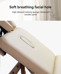 Lit de massage double couche de haute qualité pour salon de beauté Lit de tatouage pour les cils Lit de physiothérapie à domicile Tables de spa pour le visage - Product Image 2