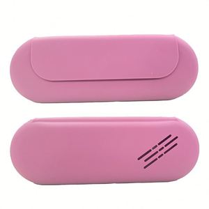 Custom Logo Printed Silicone <b>Makeup</b> Brush <b>Holder</b> Travel Cosmetic Bag Mix Color 21*6.8*2.8cm Household Use OEM Available - Product Image 2