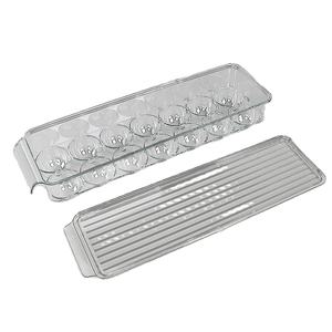 กล่องพลาสติกใสสำหรับเก็บ<span class=keywords><strong>ไข่</strong></span>ปลาผลไม้,ชุดอุปกรณ์จัดระเบียบสำหรับตู้เย็นห้องครัวพร้อมฝาปิด - Product Image 2