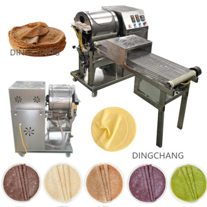 Fabrication automatique de crêpes Lumpia Wrapper Machine électrique à rouleau de printemps pour moules à crêpes double face entièrement automatique - Product Image 4