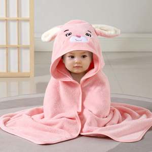 Premium Quality Customized Soft and Fluffy Baby Hooded <b>Beach</b> <b>Towels</b> 80*80cm 105*105cm - Product Image 5