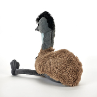 Peluche Émeu de Haute Qualité 9 Pouces, Jouet en Peluche pour Enfants, Compagnon de Sommeil, Cadeaux d'Anniversaire et de Noël, Décoration d'Intérieur