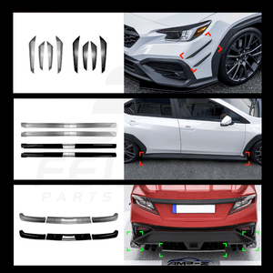 Kit Aerodinámico para <span class=keywords><strong>Subaru</strong></span> WRX <span class=keywords><strong>STI</strong></span> VB <span class=keywords><strong>2022</strong></span>+ con Splitter Delantero, Faldones Laterales, Difusor Trasero y Alerón de Maletero - Product Image 4