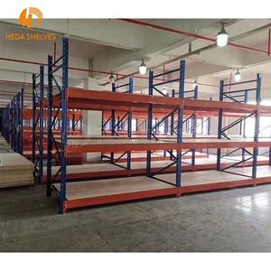 定制中型货架 4 层工业选择性仓库金属架储物架 - Product Image 5