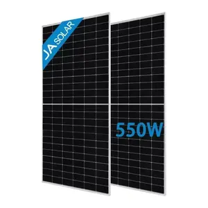 Chinese Supplier Cheap Price JA Solar 144 cells Half Cell 530W 535W 540W 545W 550W 555W Mbb Monocrystalline Solar Panel