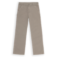 Custom pria 100% katun 490Gsm celana kanvas berat kaki lebar betis bordir kustom kancing tua celana tukang kayu celana Workwear