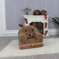 Année moderne Série Lapin Pouf Chaise Enfants Style De Pâques Forme De Lapin Doux Confortable Fauteuil Pour Enfants Mousse Remplissage Canapé
