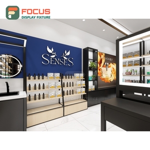 Factory Direct Boutique Store <b>Led</b> <b>Lighting</b> Wall Shelving Layout Design Beauty Retail Design - Product Image 6