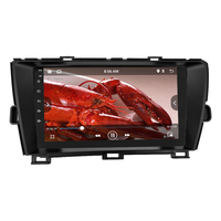 Autoradio Android 15 pour Toyota Prius, écran tactile intelligent, commande vocale, navigation GPS, lecteur audio stéréo