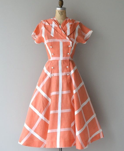 Пользовательские CMT OEM Высокое качество премиум маленький MOQ платье винтажное платье антикварная ретро Мода винтажная одежда производители фабрики - Product Image 2