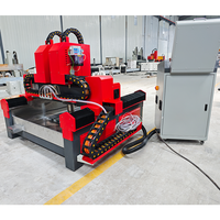 Routeur CNC JK-1010 avec moteur et pompe pour la gravure de sculptures commémoratives en granit, marbre, pierre tombale et de reliefs 3D en pierre