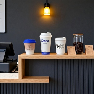 Porte-gobelets en papier personnalisés imprimés en couleur pour boissons à emporter Sunshine - Product Image 3